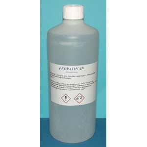 Propatin Sn  Patinierungsmittel zur Erzeugung von "Altzinn"-Optik  500 ml in PE-Flasche